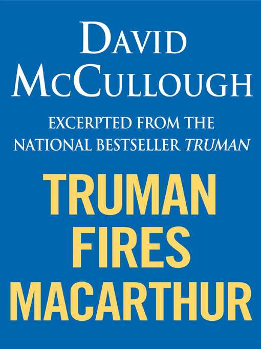 Cover image for Truman Fires MacArthur